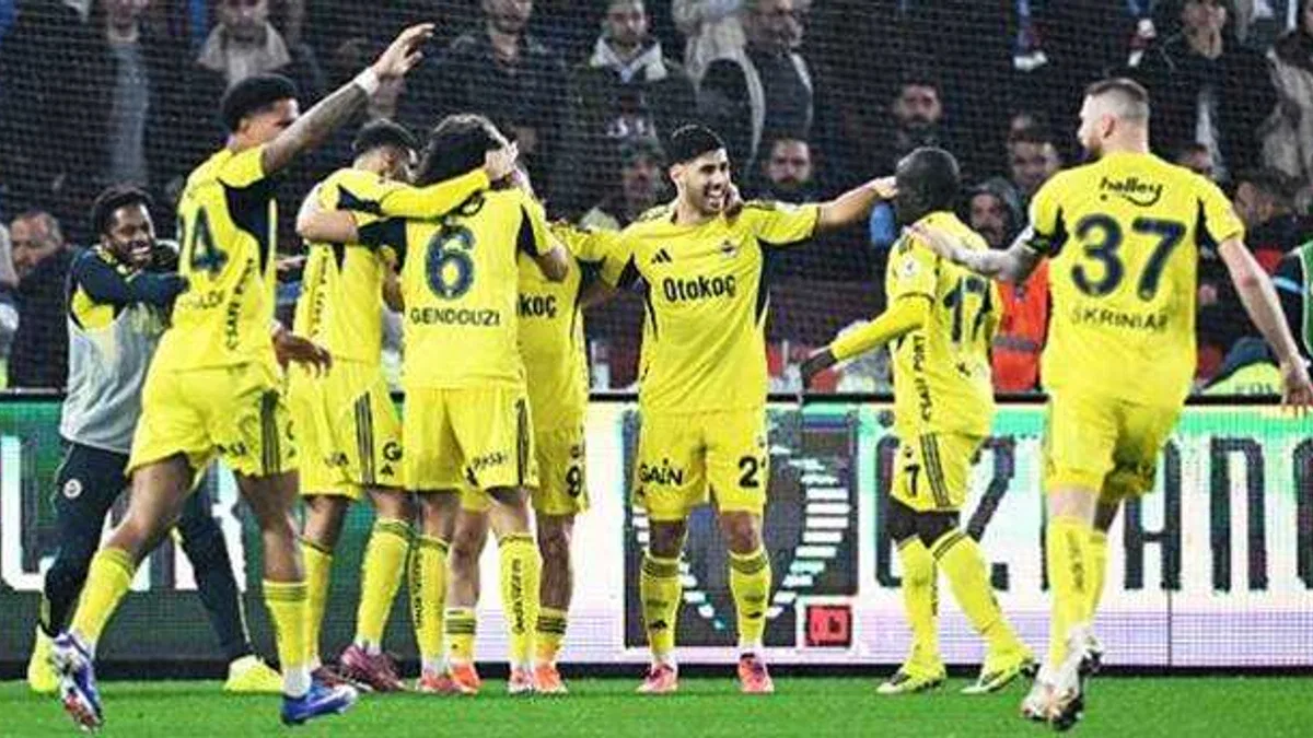 Trabzonspor 2-3 Fenerbahçe (Maç Sonucu)