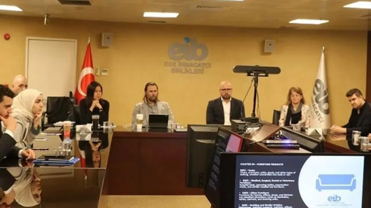 Amerikan mobilya devi İzmir’den ürün almaya geldi