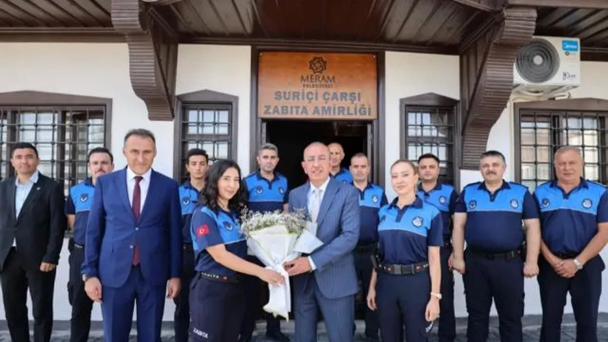 Konya Meram Zabıtası’na Başkan Kavuş’tan anlamlı ziyaret