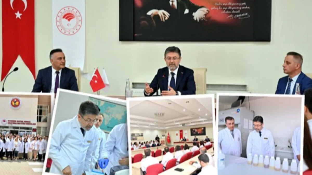 Bakanı Yumaklı, Veteriner Kontrol Merkez Araştırma Enstitüsünü ziyaret etti