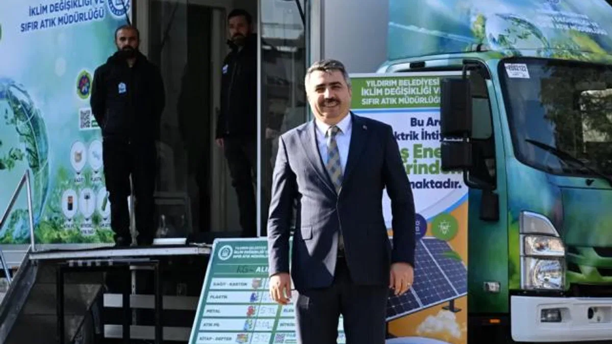 Bursa Yıldırım’da atıklar paraya dönüşüyor