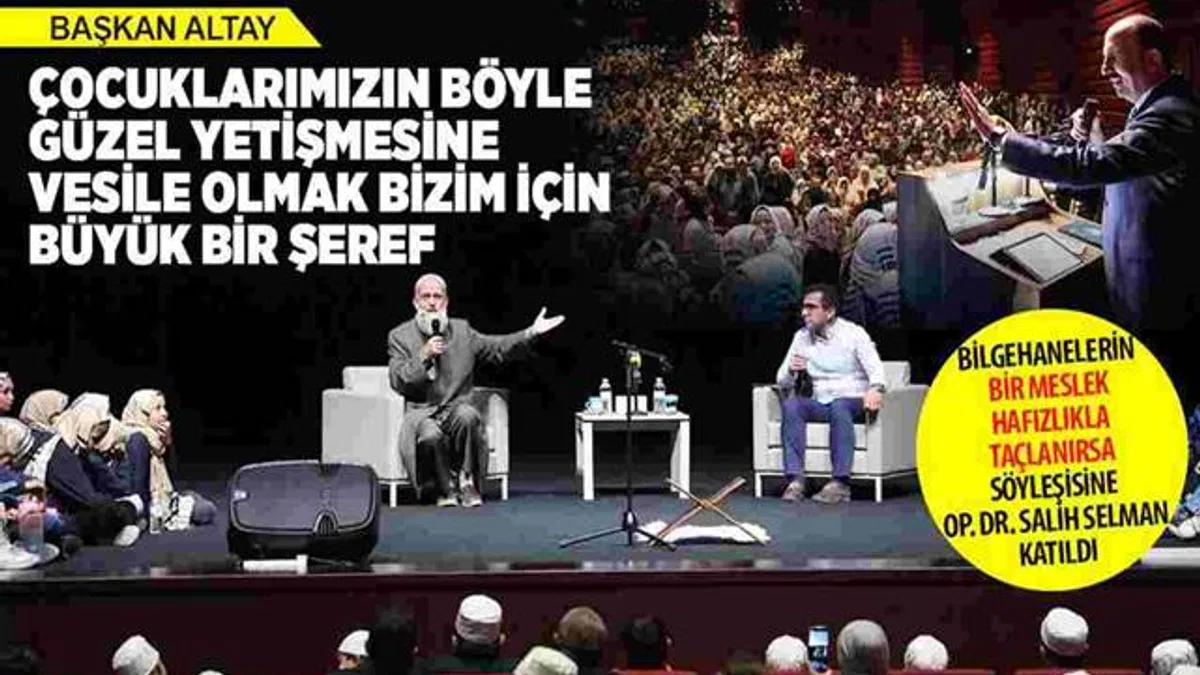 Konya’da Bilgehanelerde ‘Bir Meslek Hafızlıkla Taçlanırsa’ söyleşisine Op. Dr. Salih Selman katıldı