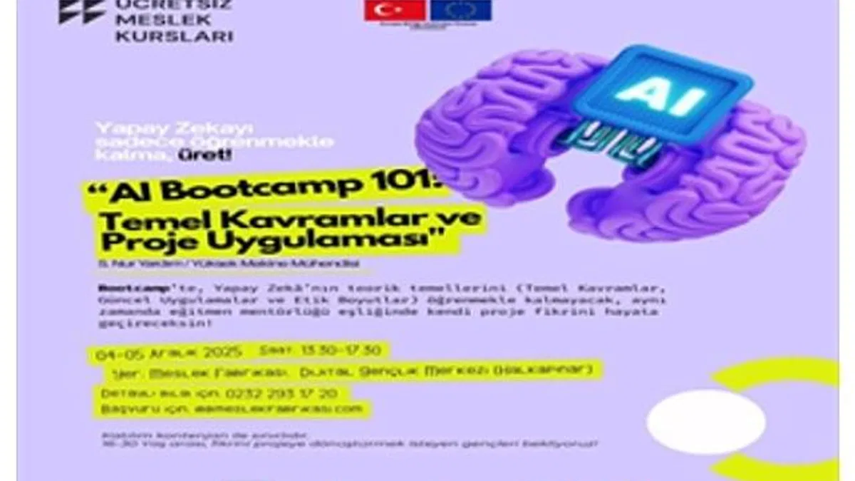 Gençlerin fikirleri yapay zekâ ile projeye dönüşecek
