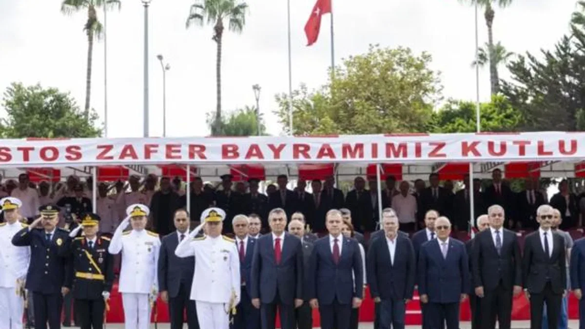 Mersin’de 30 Ağustos coşkusu törenlerle yaşandı