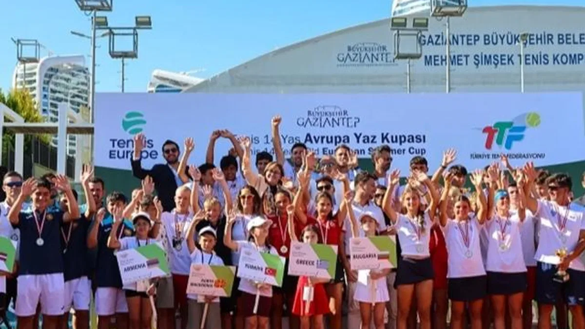 Gaziantep Uluslararası Tenis 14 Yaş Avrupa Yaz Kupası elemeleri tamamlandı
