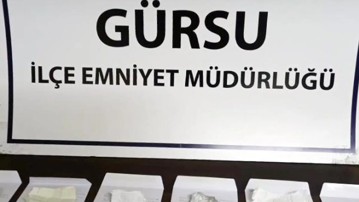 Bursa Gürsu Emniyeti’nden uyuşturucuya geçit yok!