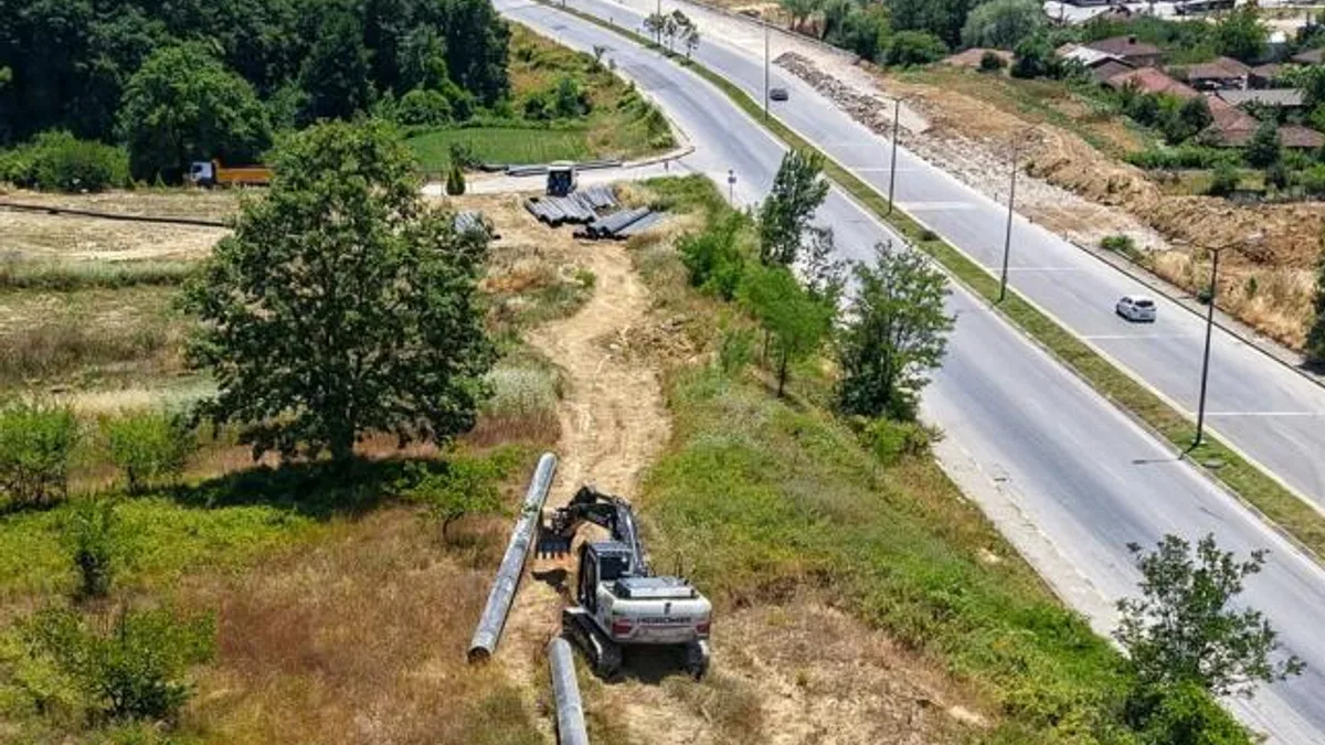 Sakarya’da 17 mahalleye içme suyu ileten ana hat yenileniyor