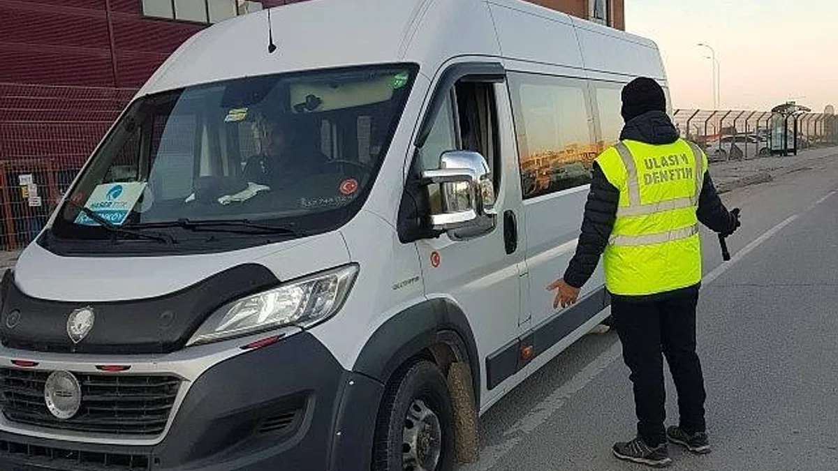 Büyükşehir’den korsan servis denetimi