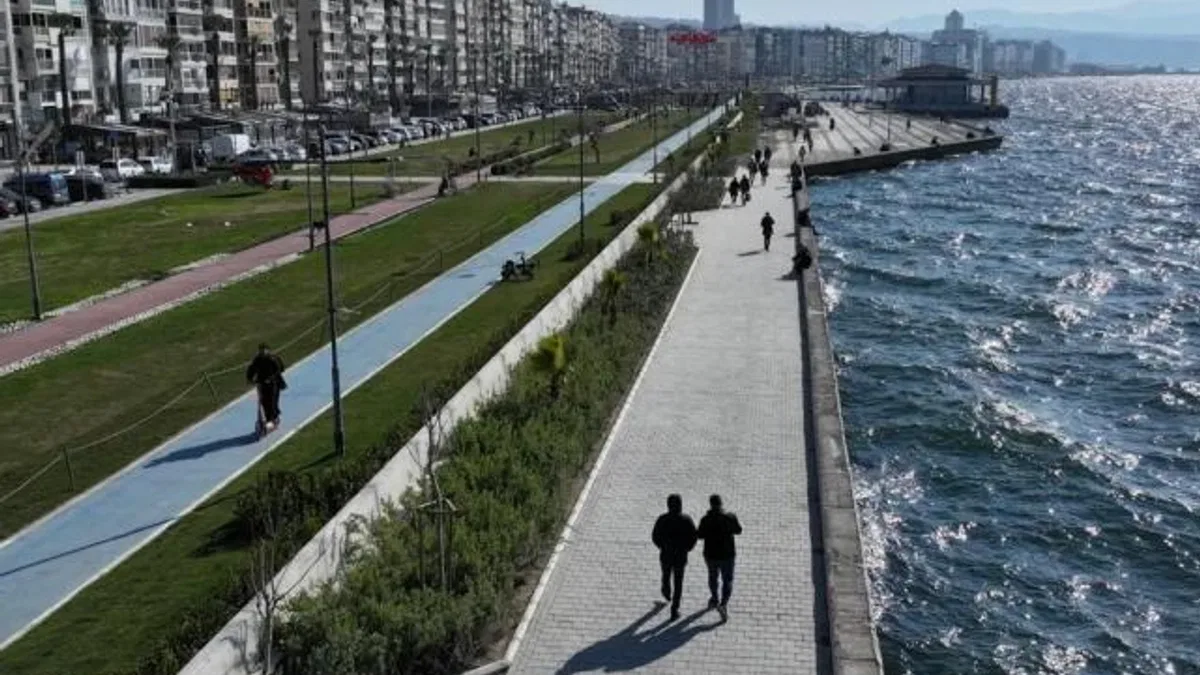 İzmir Kordon hem güvenli, hem daha yeşil
