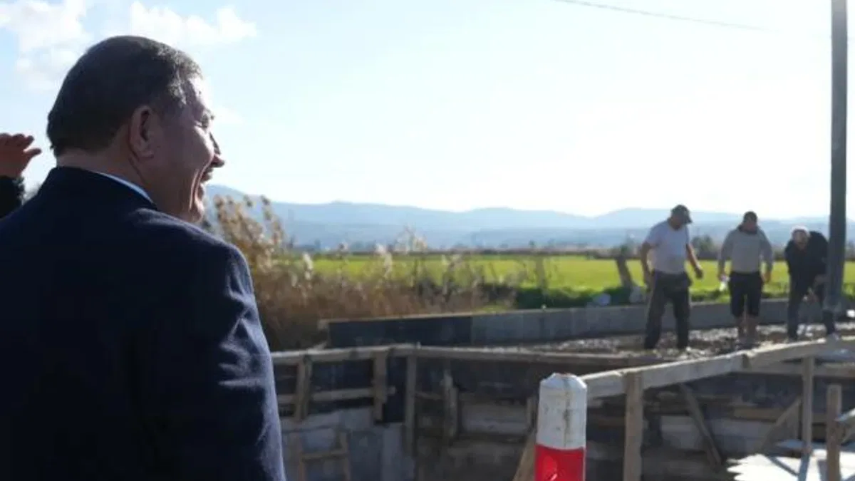 Muğla Milas’ta iki mahalleyi bağlayacak köprü şekilleniyor