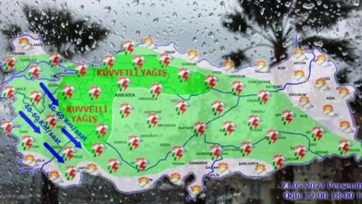 71 ile ‘kuvvetli yağış’ uyarısı