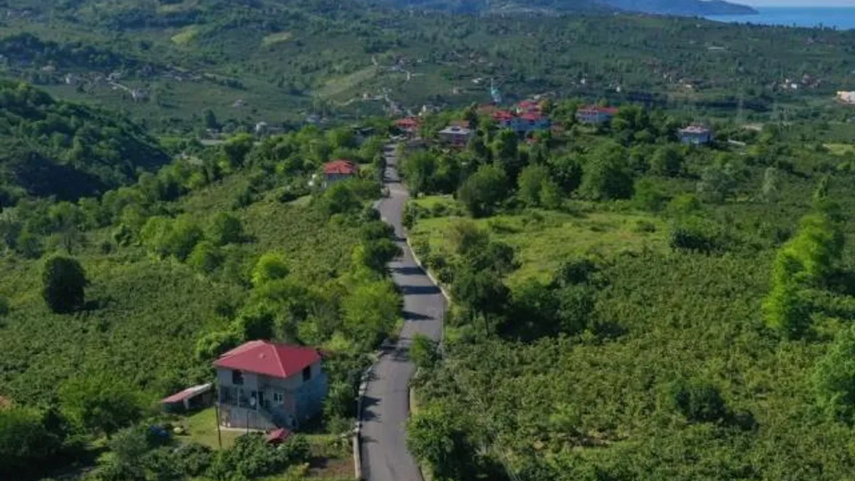 Ordu’da Yaraşlı Yolu sıcak asfalta kavuştu