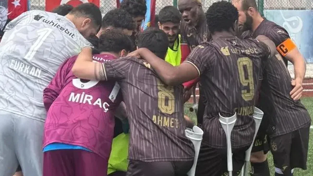 Trabzon Ampute Futbol Takımı üçüncülüğü garantiledi
