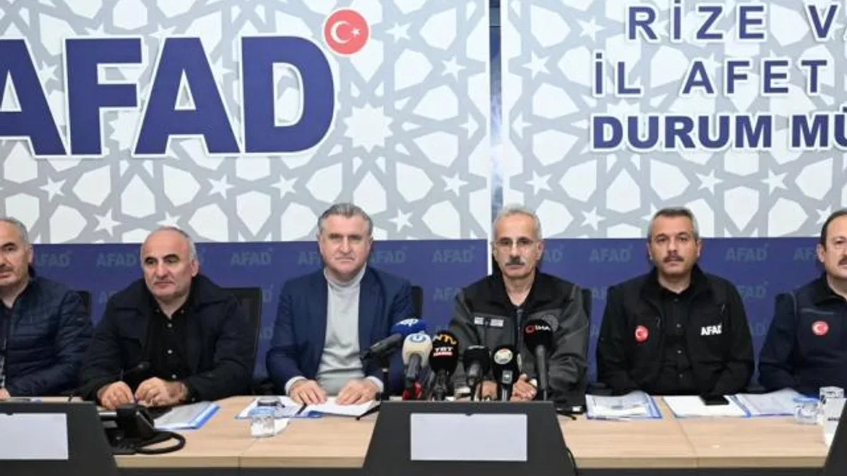 Bakan Uraloğlu: Rize selinde can kaybı yok… Yol ve altyapı çalışmaları sürüyor
