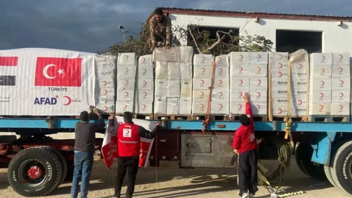 Türk Kızılay: Yardımlarımız hızla Gazze’ye giriyor
