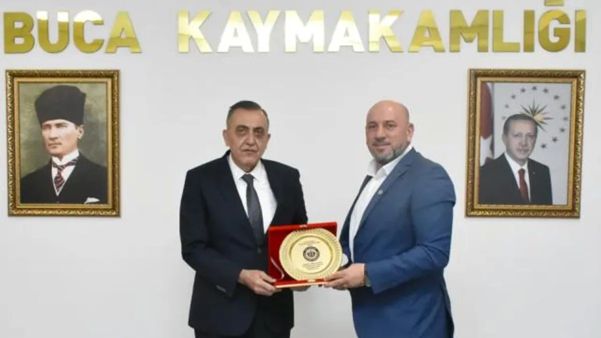 Ege Bölgesi İş İnsanları Federasyonu’ndan Buca Kaymakamlığı’na ziyaret