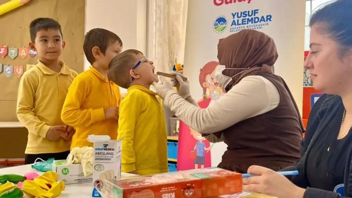 Sakarya’da 550 minik için ağız ve diş sağlığı taraması