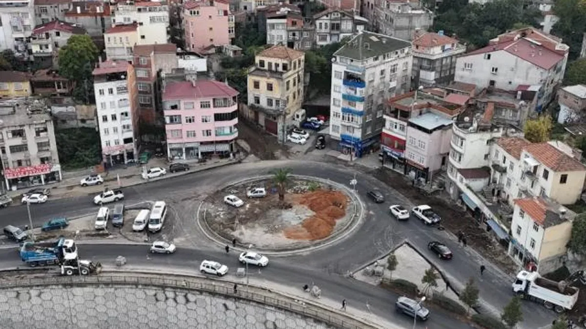 Trabzon’da Esentepe Kavşağı trafiği rahatlatacak