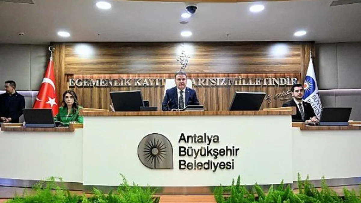 Antalya Büyükşehir Belediyesi’nin 2025 yılı tahmini bütçesi 39 milyar TL