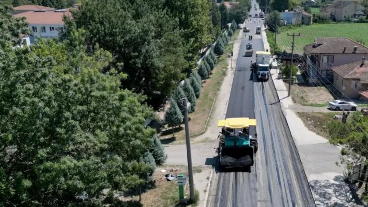 Sakarya’da Eski Ankara Yolu’nun çehresi değişiyor