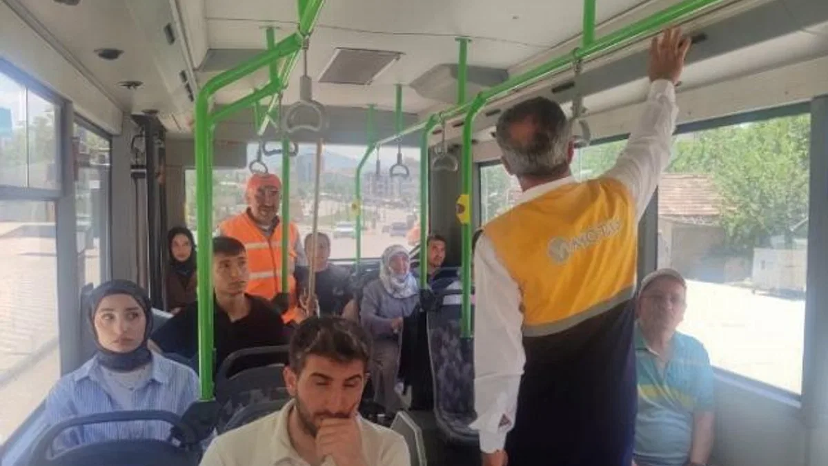 Malatya Büyükşehir’den otobüslerin klimalarına yazlık bakım