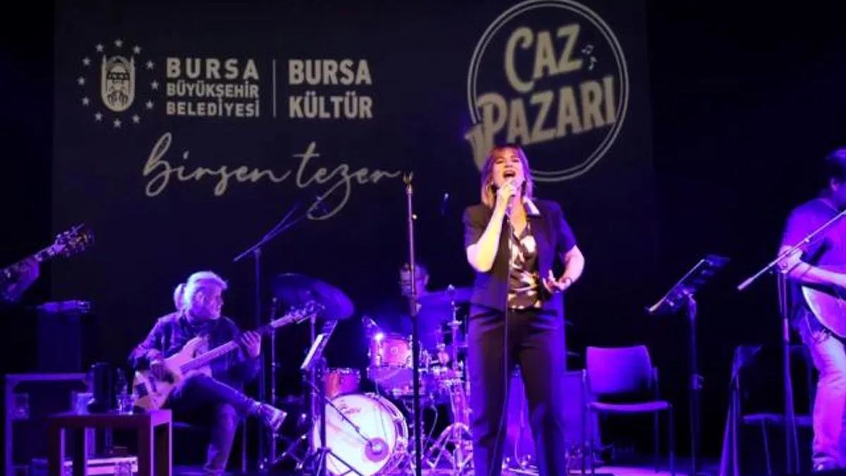 Bursa ‘Caz Pazarı’ konserlerinde Birsen Tezer’i ağırladı