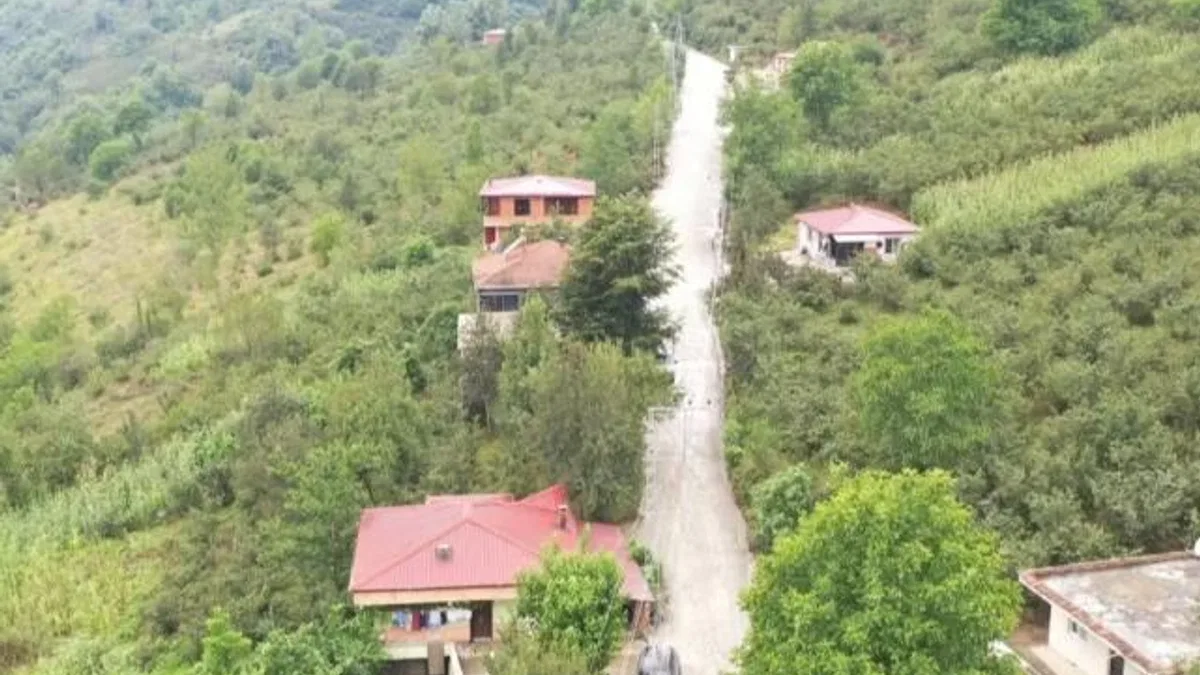 Ordu Büyükşehir’den beton yol çalışması