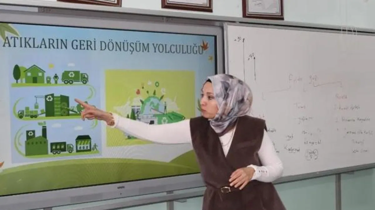 Kütahya’da bin 300 öğrenciye sıfır atık eğitimi