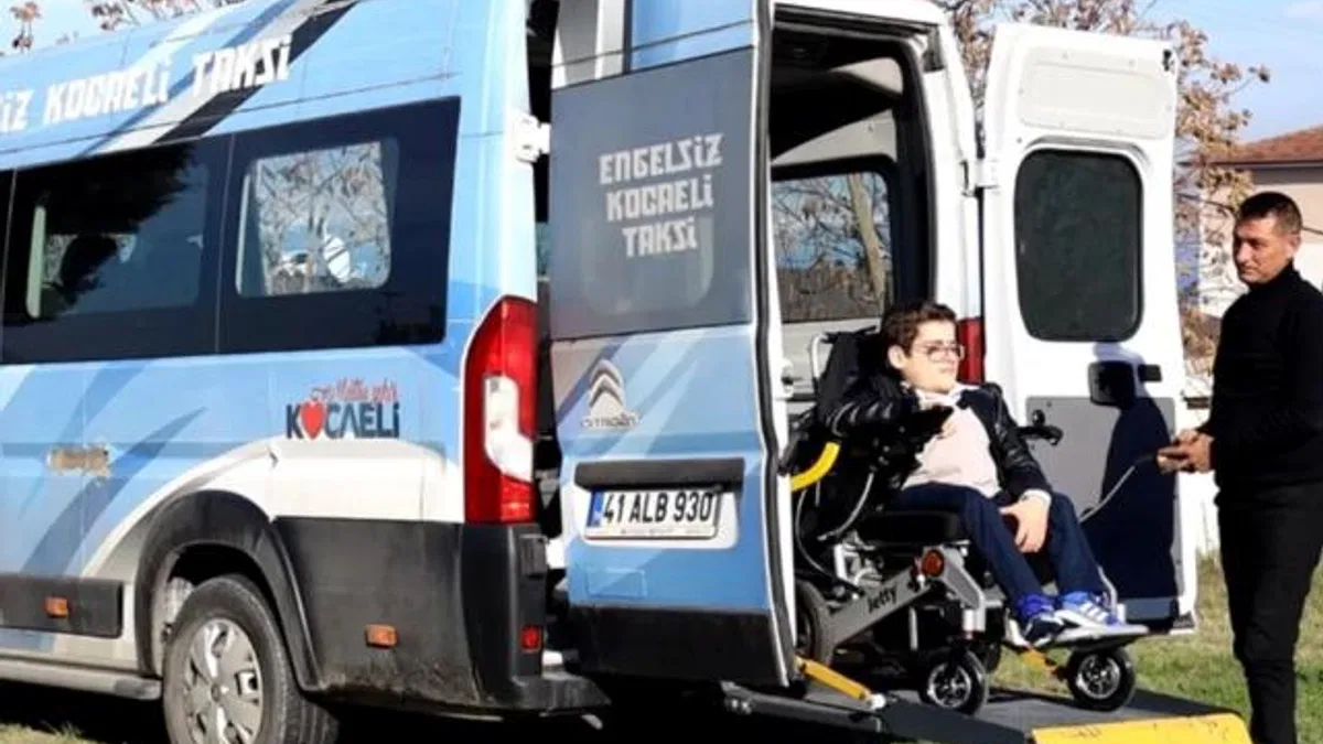 Kocaeli’nin ‘Engelsiz Taksi’si 2024’te 38 bin kişiye ulaştı
