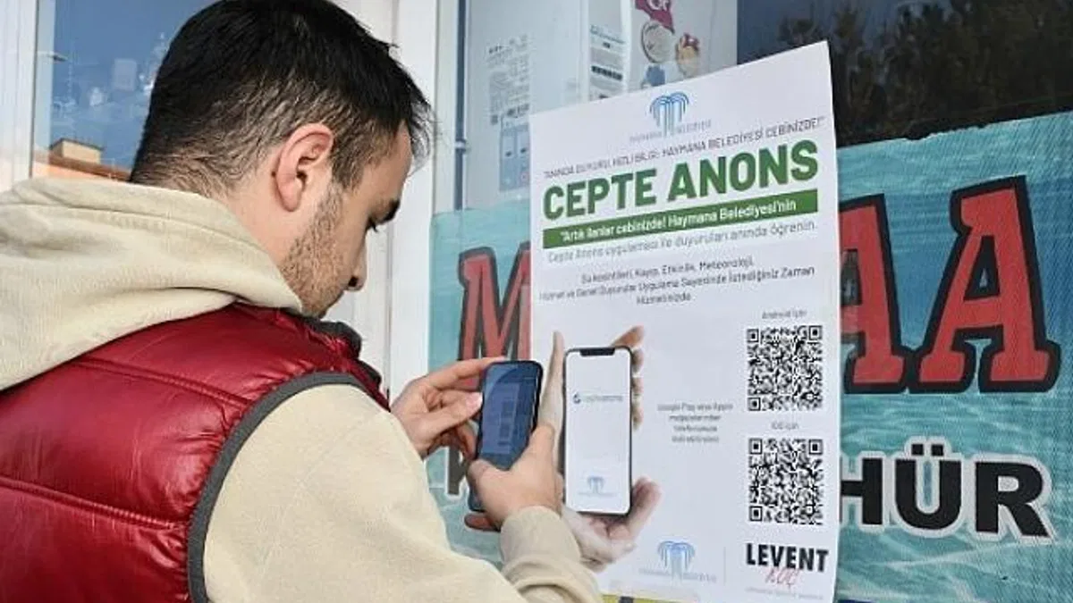 Dijital Dönüşümde Dev Atılım: Haymana Belediyesi ‘Cepte Anons’ ile İletişimde Yeni bir Döneme Giriyor.