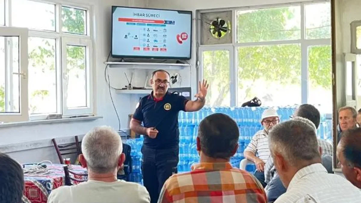 Kocaeli İtfaiyesi’nden yangınlara karşı farkındalık eğitimi