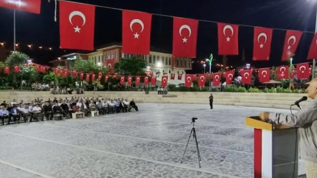 Yeşilli’de 15 Temmuz etkinliği düzenlendi