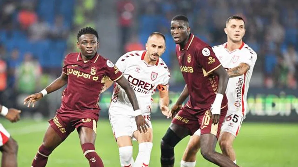 Trabzonspor 1-1 Samsunspor (Maç Sonucu) Trabzon’da puanlar paylaşıldı