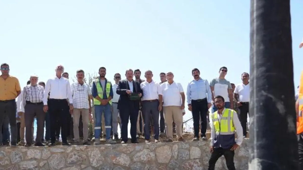 Muğla Milas’ta Gökbel’e çok amaçlı sosyal alan temeli
