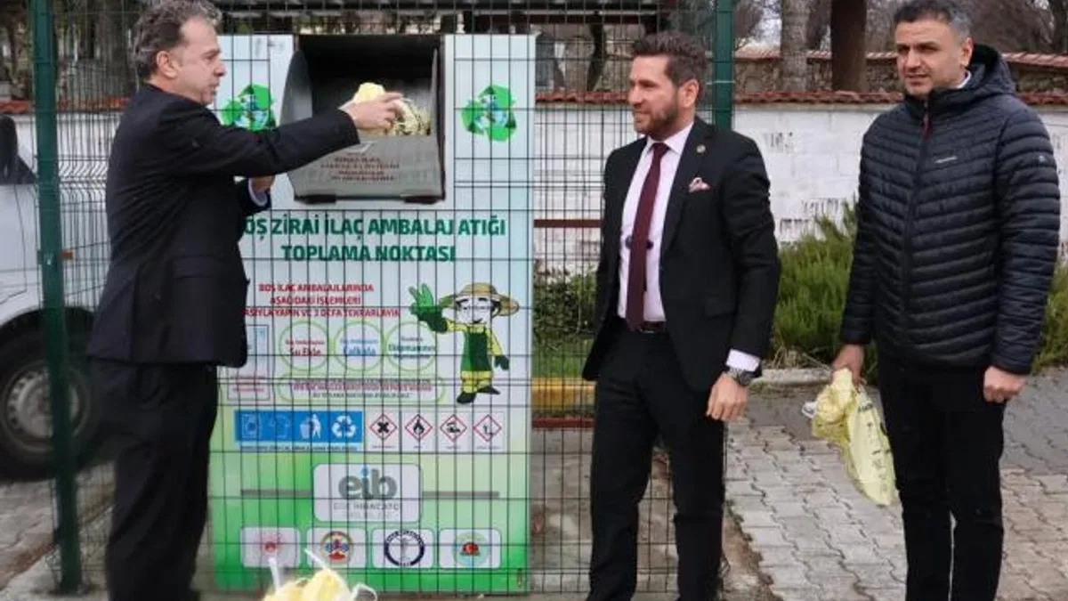 Zirai ilaç atıkları geri dönüştürülüyor