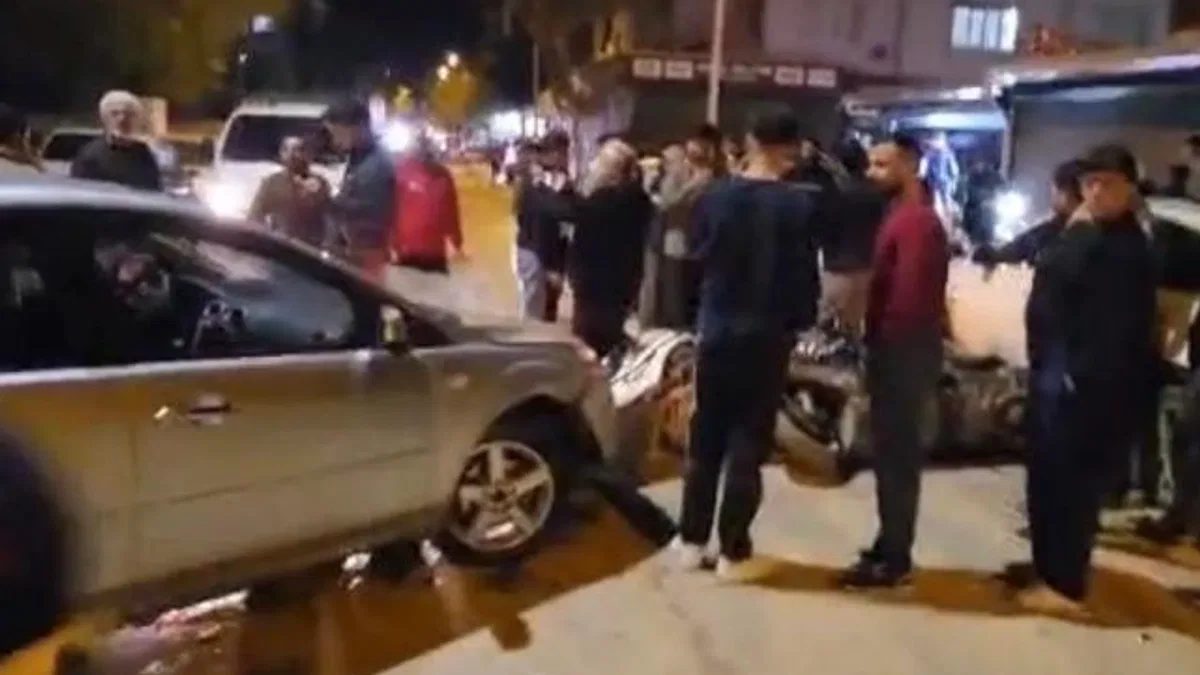 Adıyaman’da kontrolden çıkan araç ortalığı savaş alanına çevirdi!
