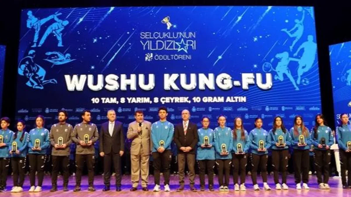 Konya Selçuklu’nun gururlandıran yıldızları ödüllendirildi