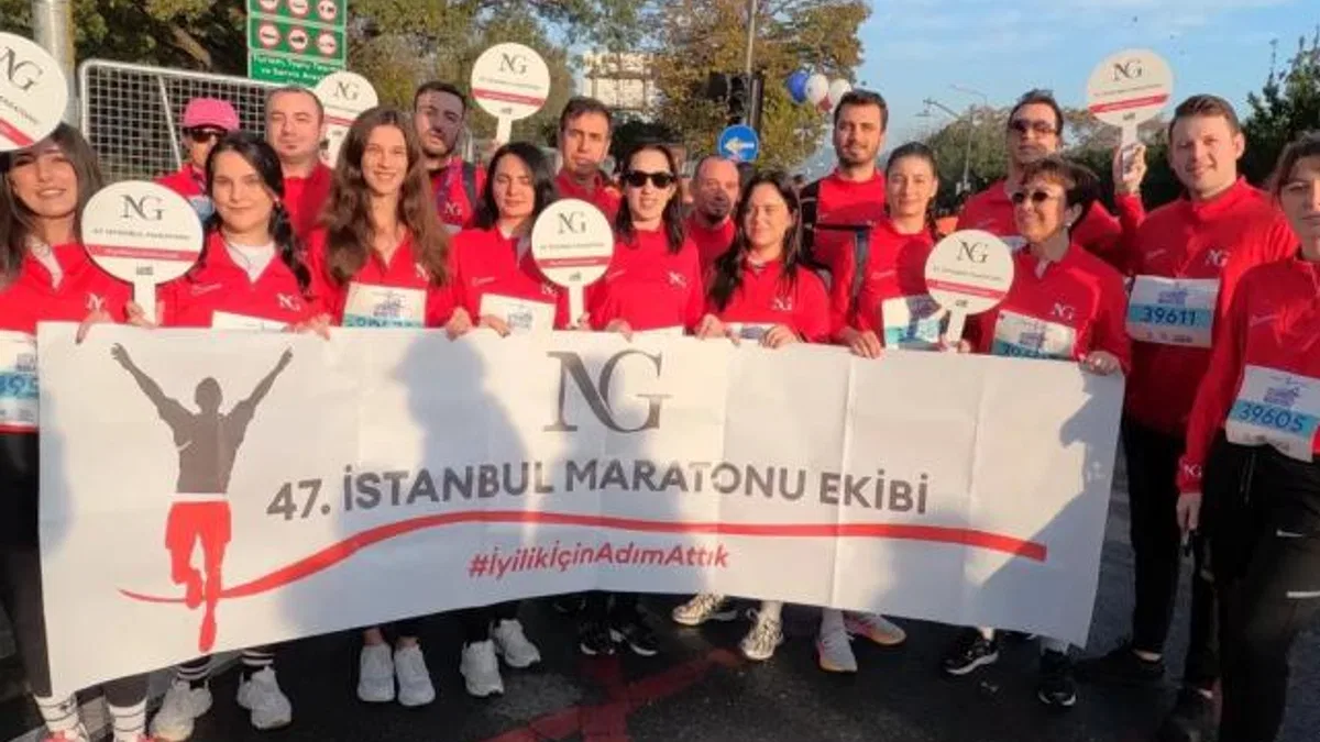 47. İstanbul Maratonu’nda NG Grup adımları iyiliğe attı!