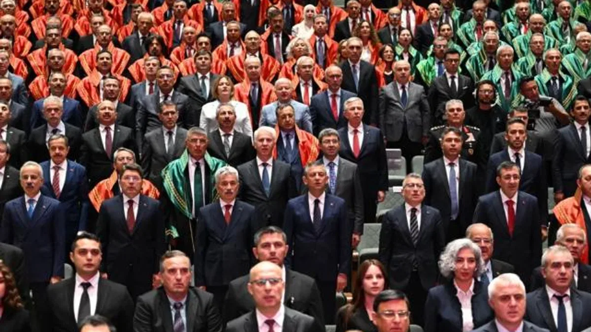 Yeni adli yıl törenle açıldı: Adalet, devletimizin temeli