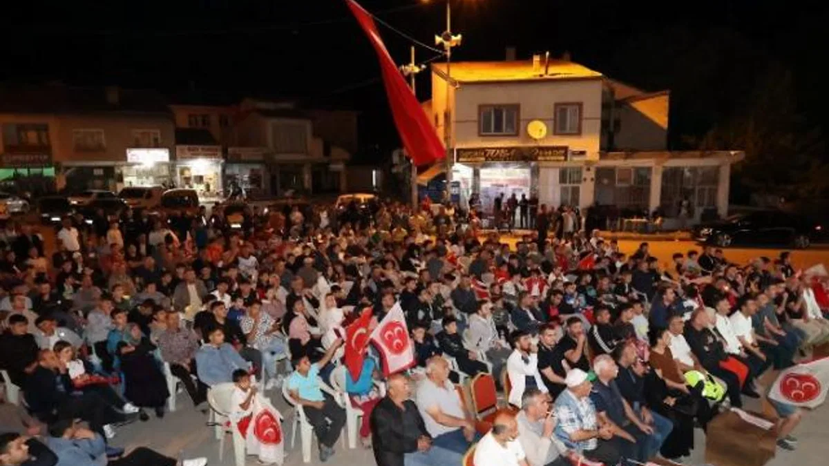 Bünyan’da milli maç coşkusu