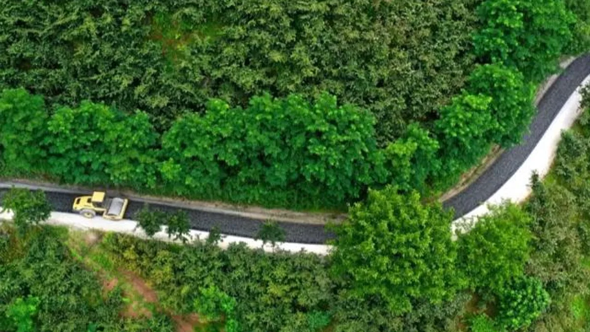 Ordu’da Tepecik Mahalle yolu asfalta kavuşuyor