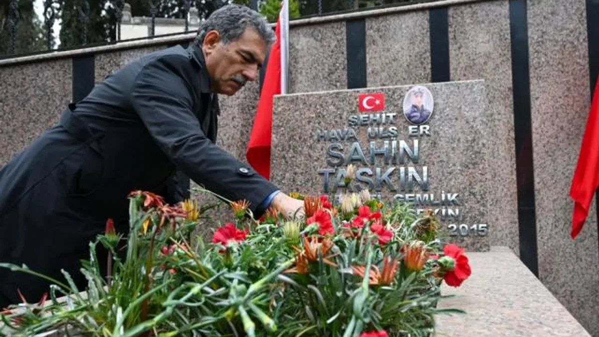 Bursa Gemlik’te şehitler unutulmadı