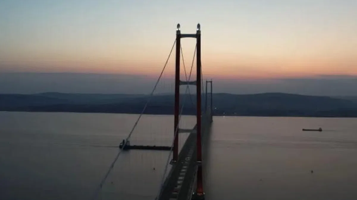 1915 Çanakkale Köprüsü 7 milyon araca hizmet verdi!