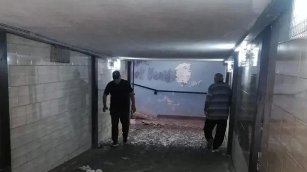 Mudanya Güzelyalı yaya altgeçidi çamur deryası içinde!
