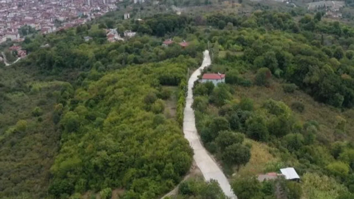 Ordu’da Döşemedibi-Bayramca yolu betonla güçleniyor