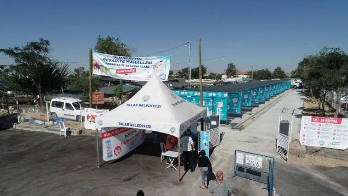 Talas’ta kurban satış yerleri kura ile belirlendi