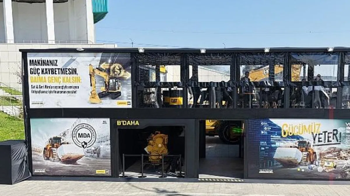 Borusan Cat, Marble İzmir Uluslararası Doğaltaş ve Teknolojileri Fuarı’nda sektör paydaşlarıyla buluştu
