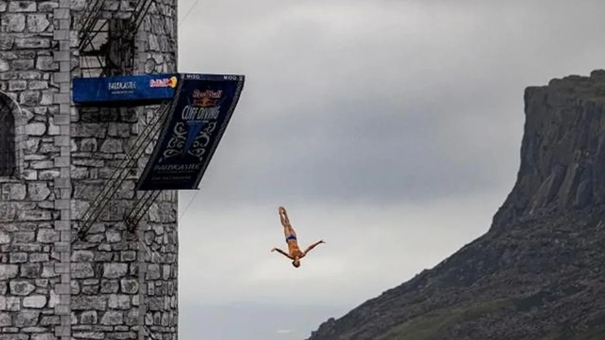 Red Bull Cliff Diving Dünya Serisi Norveç’te devam ediyor