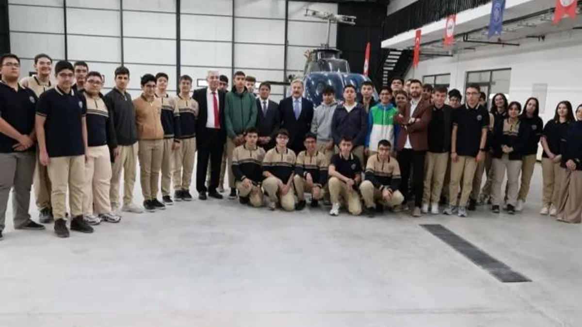 Kayseri Melikgazi’de hava lisesi öğrencilerine tam destek