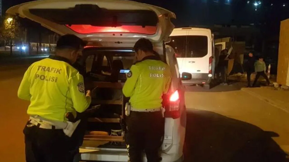 Adıyaman’da Saat Kulesi önünde kaza